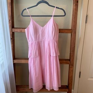 ADORABLE Pink/White Striped Sun Dress!!